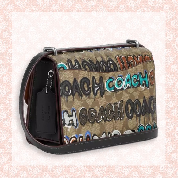 COACH X MINT + SERF LG Morgan Square CROSSBODY in Sig Canvas NWT! - Picture 2 of 9